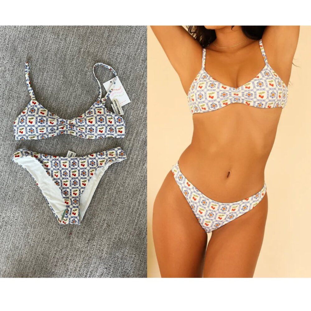 Dippin' Daisy's Multicolor Patterned Bikini